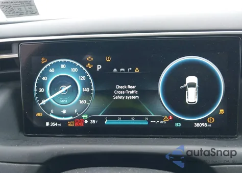 2022 Hyundai Tucson Hybrid Limited z USA, uszkodzony, nr VIN KM8JECA15NU033425